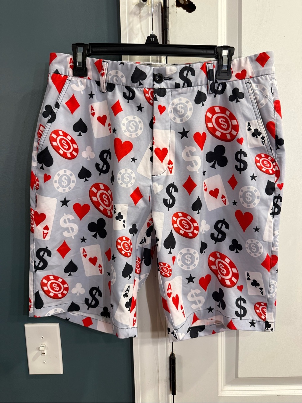 Hreski Poker / Black Jack Golf Shorts